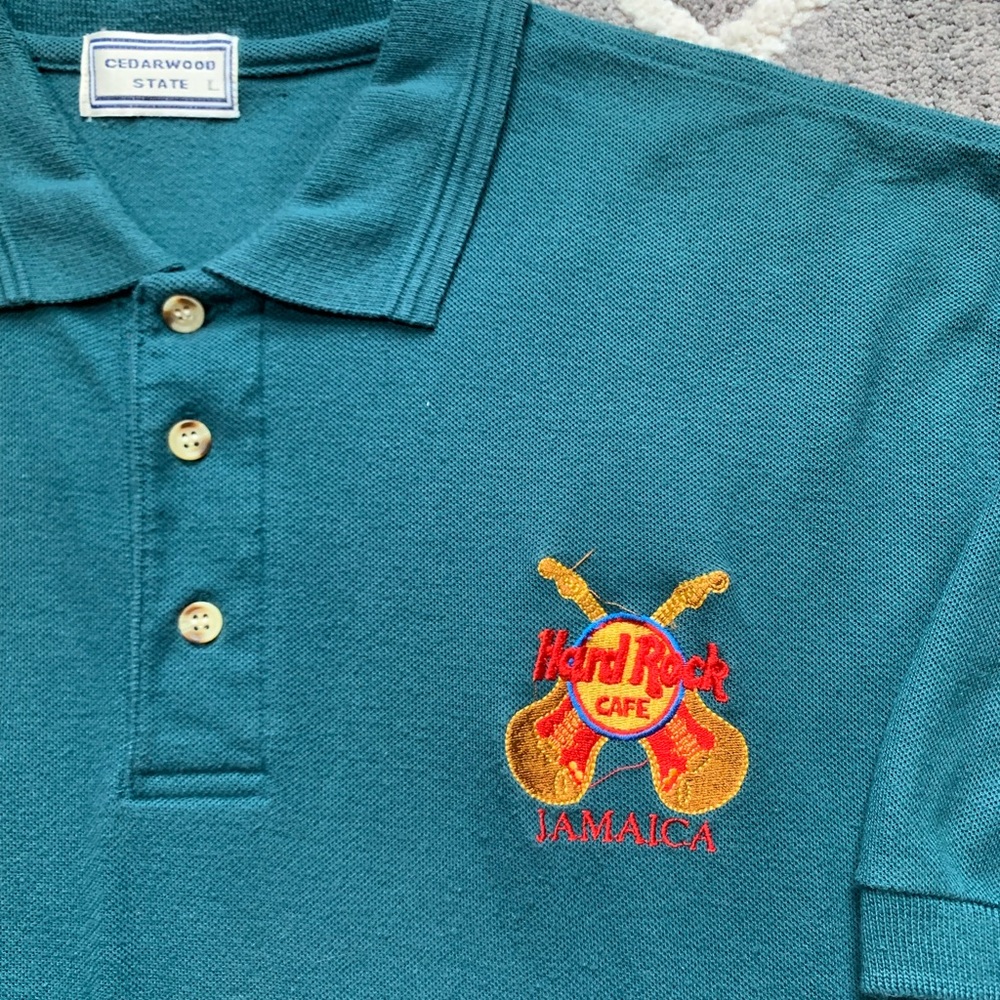 Vintage 1970s HardRock Cafe Jamaica Polo